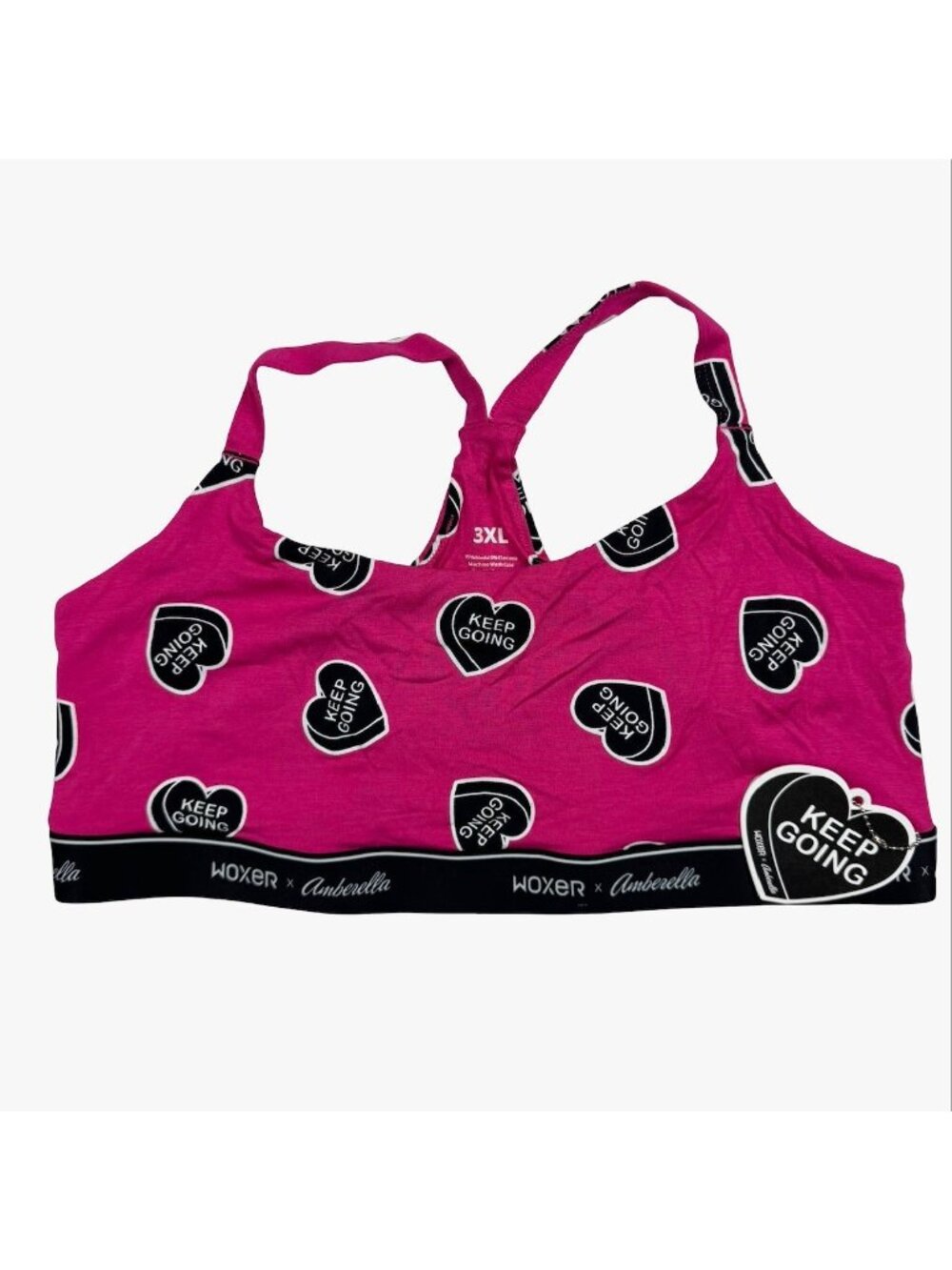 NEW Woxer Amberella Icon 2.0 Women's Sports Bra Activewear Top Red • 3XL